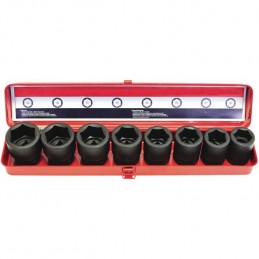 : DOUILLES A CHOCS 3/4" PRO COFFRET DE 8 PIECES