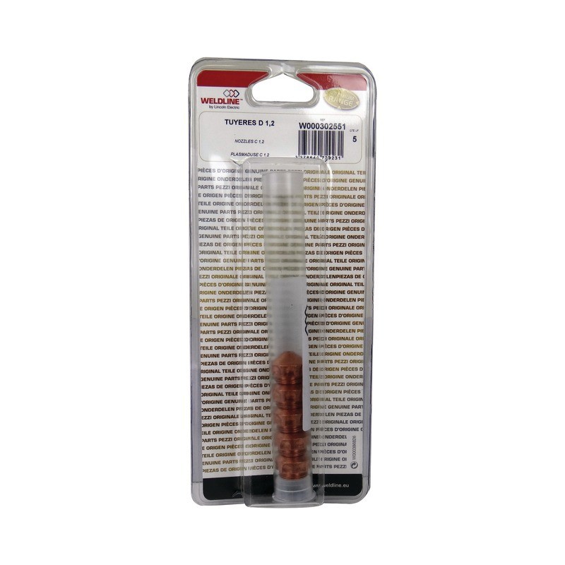 : TUYERE D1,2 PAQUETX5 TORCHE PLASMA CP40R/100R