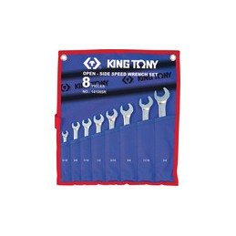 KING TONY  : Trousse de clés mixtes SpeedOpen pouces - 8 pièces