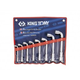 KING TONY  : Trousse de clés à pipe métriques - 8 pièces